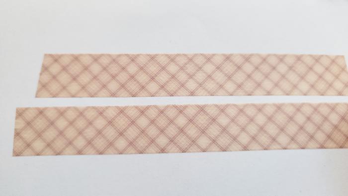 Washi Tape rosa kariert